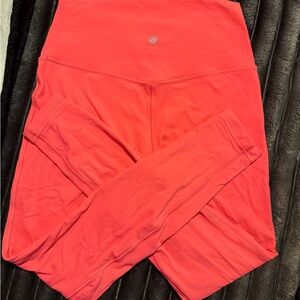 lululemon athletica Bright Red Leggings